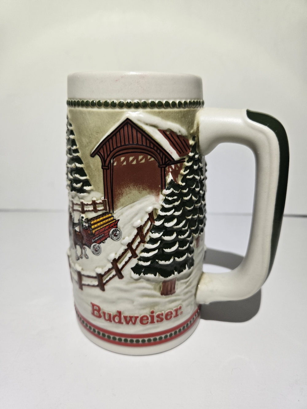 Budweiser Clydesdales Limited Edition Holiday Stein Ceramarte